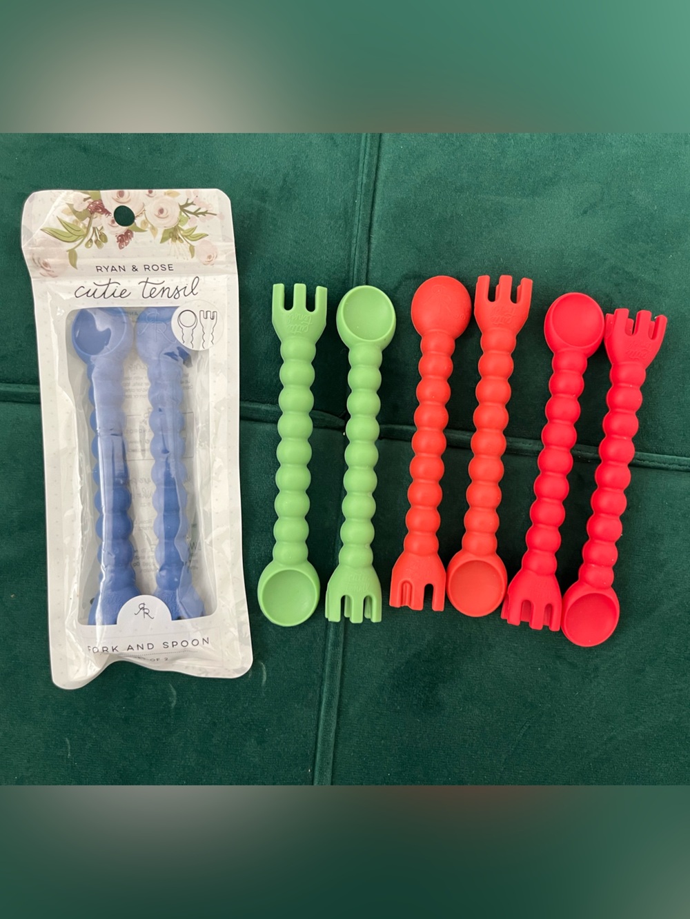 Ryan & Rose Fork and Spoon Cutie Tensils